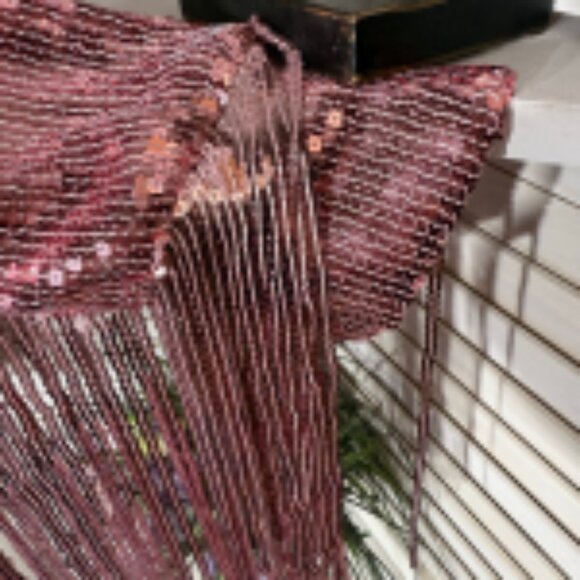 NWT Hot Topic Taylor Swift style Sequin Fringe Blazer Tassel Barbie Pink sz S/M - Picture 11 of 15